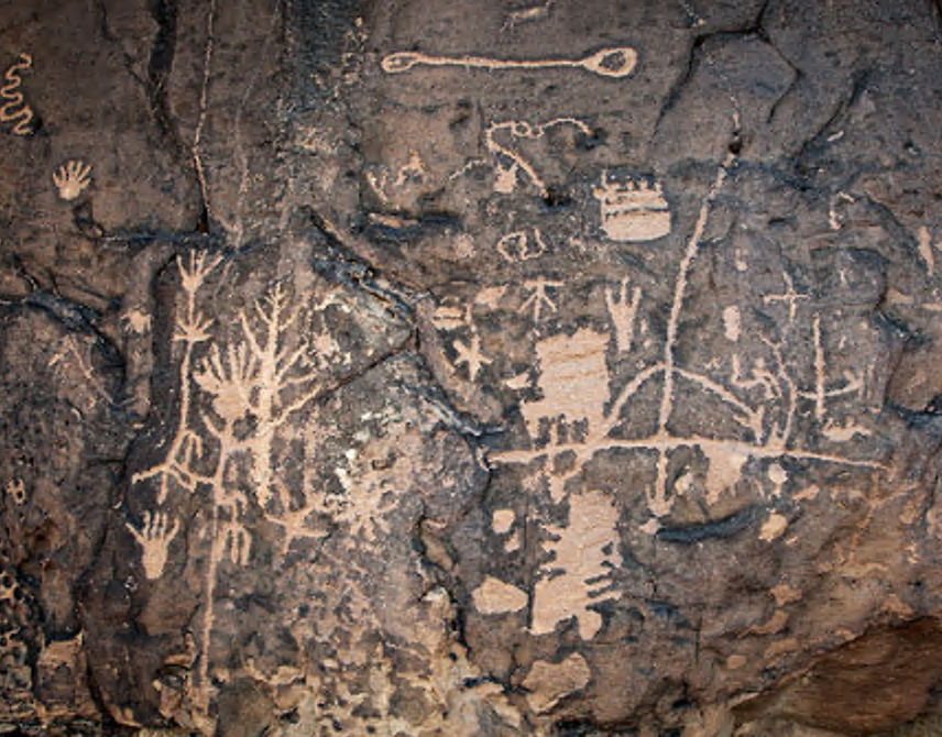 Petroglyphs near Montrose