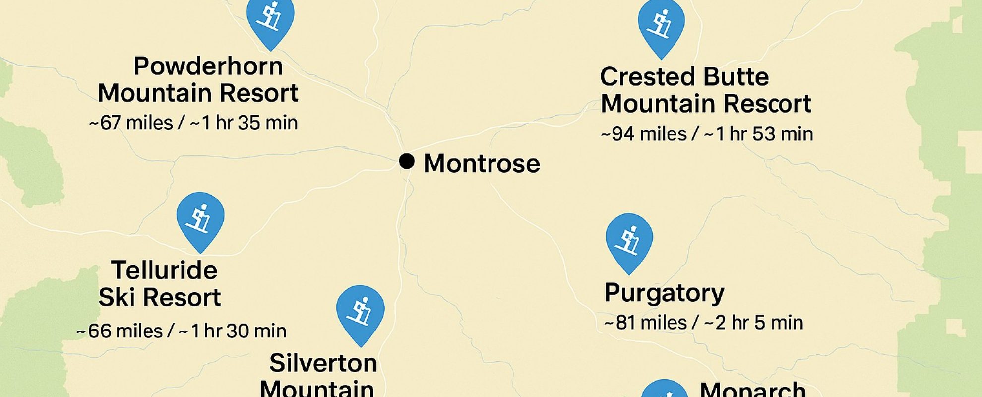 Ski Resorts near Montrose Colorado